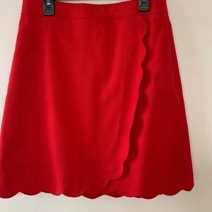 J.Crew Women’s Size 2 Orange Mini Pencil Skirt Business Casual Work